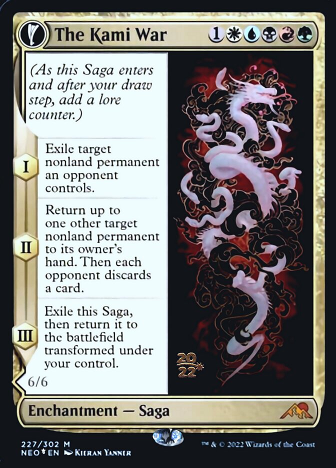 The Kami War // O-Kagachi Made Manifest [Kamigawa: Neon Dynasty Prerelease Promos] | Gear Gaming Fayetteville