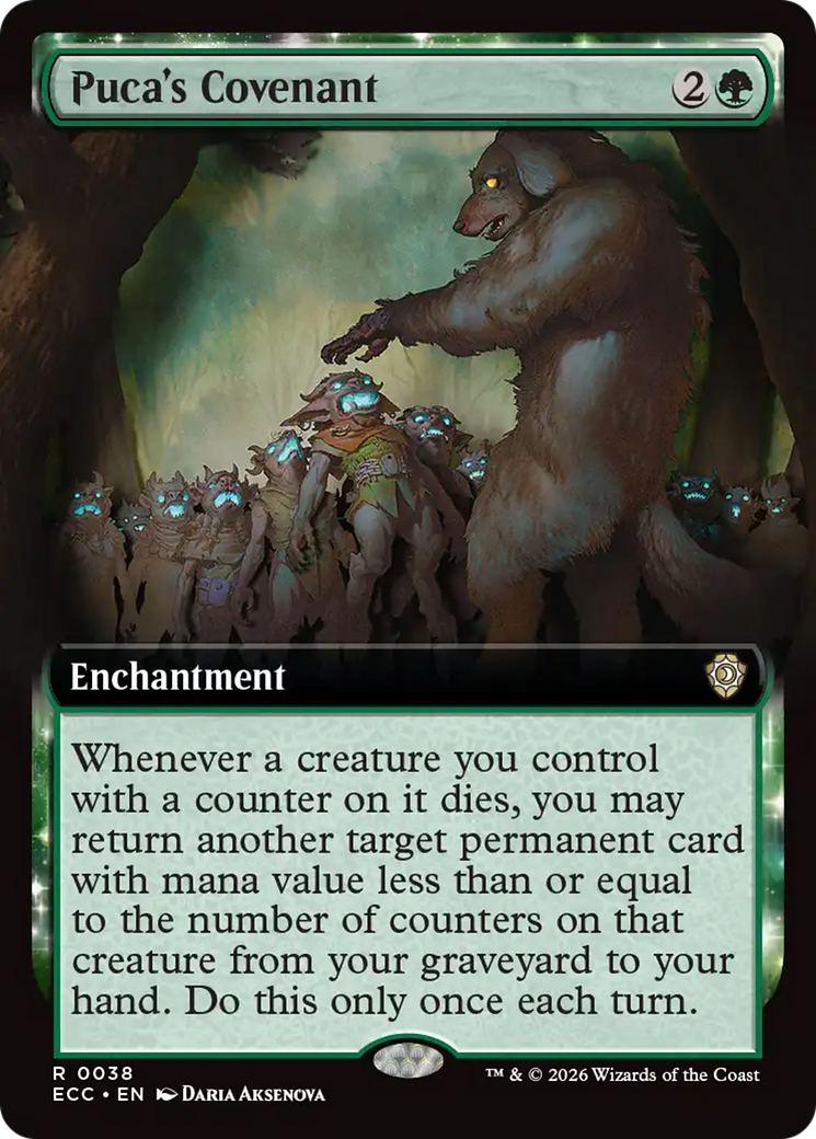 Puca's Covenant (Extended Art) [Lorwyn Eclipsed Commander] | Gear Gaming Fayetteville