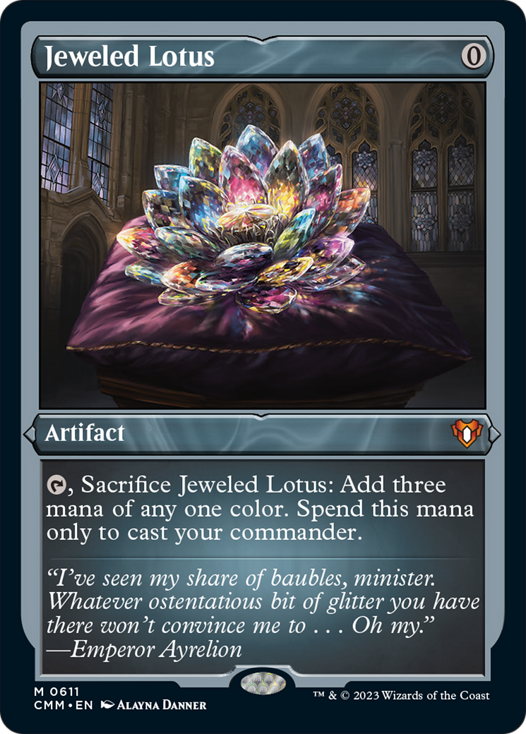 Jeweled Lotus (Foil Etched) [Commander Masters] | Gear Gaming Fayetteville