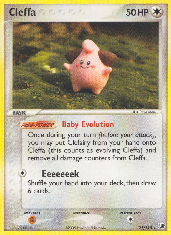 Cleffa (21/115) [EX: Unseen Forces] | Gear Gaming Fayetteville