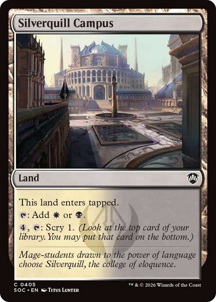 Silverquill Campus [Secrets of Strixhaven Commander] | Gear Gaming Fayetteville