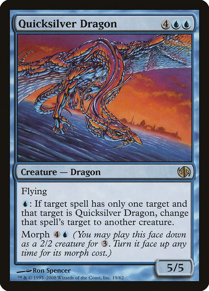 Quicksilver Dragon [Duel Decks: Jace vs. Chandra] | Gear Gaming Fayetteville