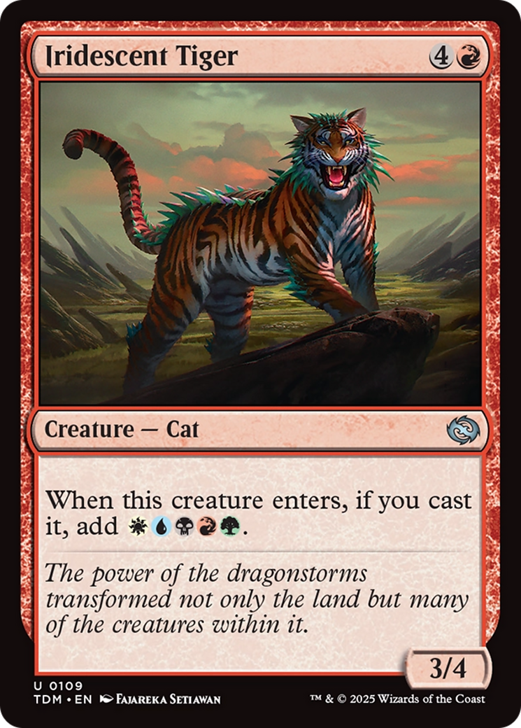 Iridescent Tiger [Tarkir: Dragonstorm] | Gear Gaming Fayetteville