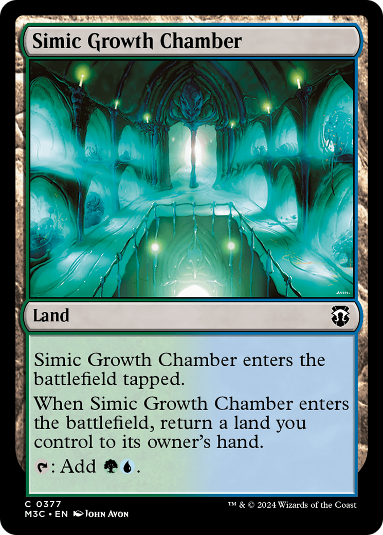 Simic Growth Chamber (Ripple Foil) [Modern Horizons 3 Commander] | Gear Gaming Fayetteville