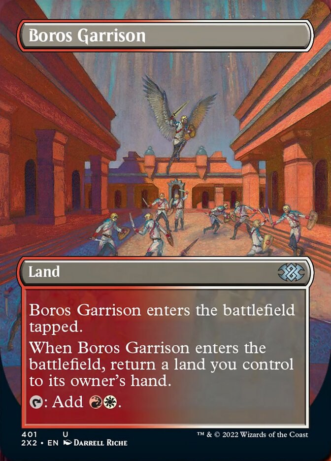 Boros Garrison (Borderless Alternate Art) [Double Masters 2022] | Gear Gaming Fayetteville