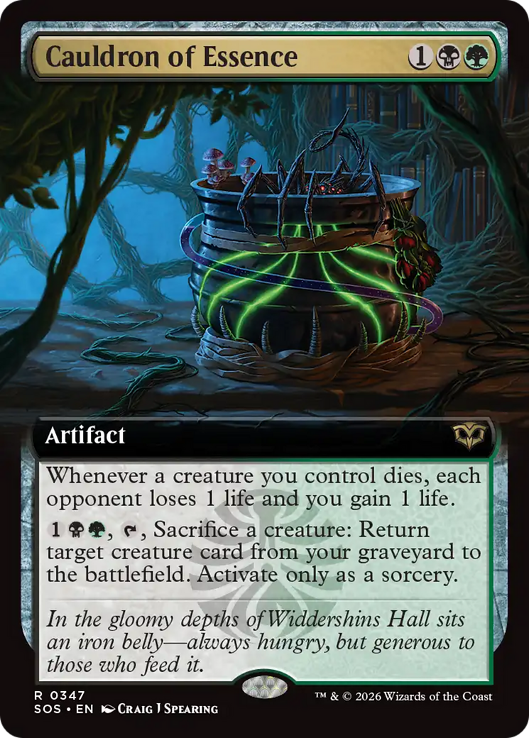 Cauldron of Essence (Extended Art) [Secrets of Strixhaven] | Gear Gaming Fayetteville