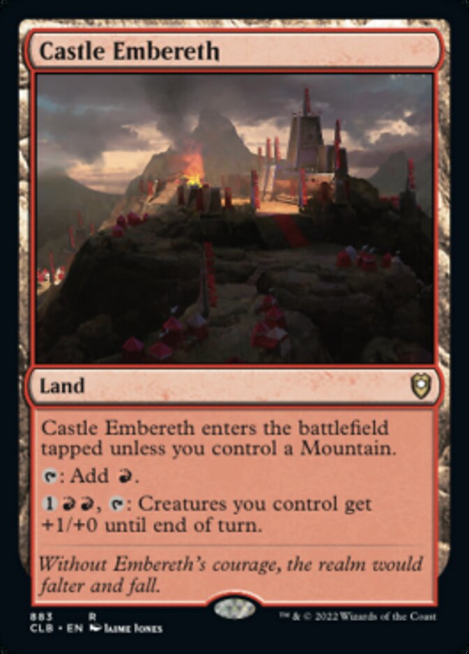 Castle Embereth [Commander Legends: Battle for Baldur's Gate] | Gear Gaming Fayetteville