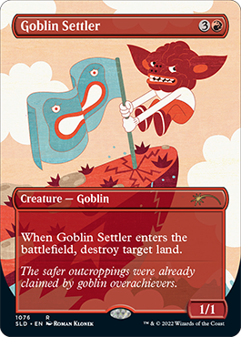 Goblin Settler (Borderless) [Secret Lair Drop Series] | Gear Gaming Fayetteville