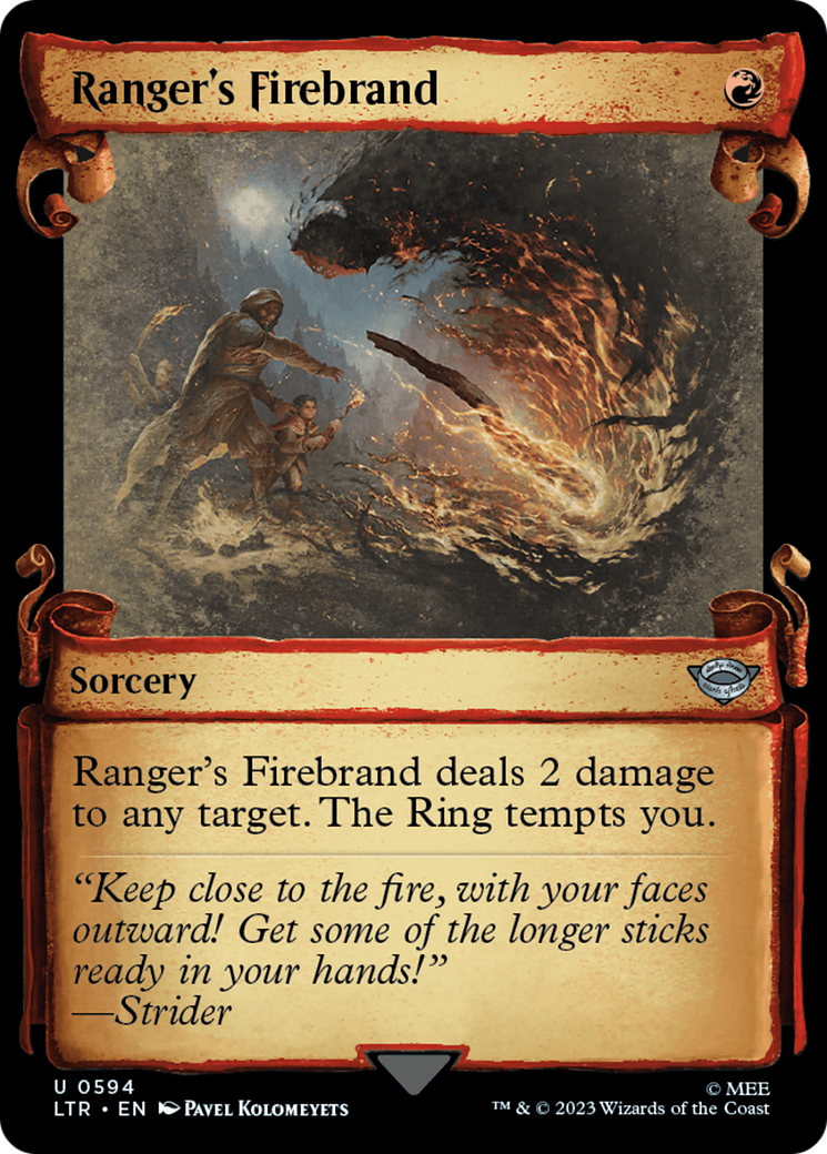 Ranger's Firebrand [The Lord of the Rings: Tales of Middle-Earth Showcase Scrolls] | Gear Gaming Fayetteville
