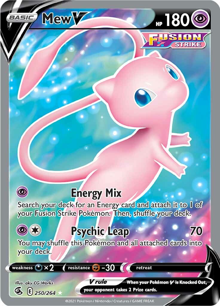 Mew V (250/264) [Sword & Shield: Fusion Strike] | Gear Gaming Fayetteville