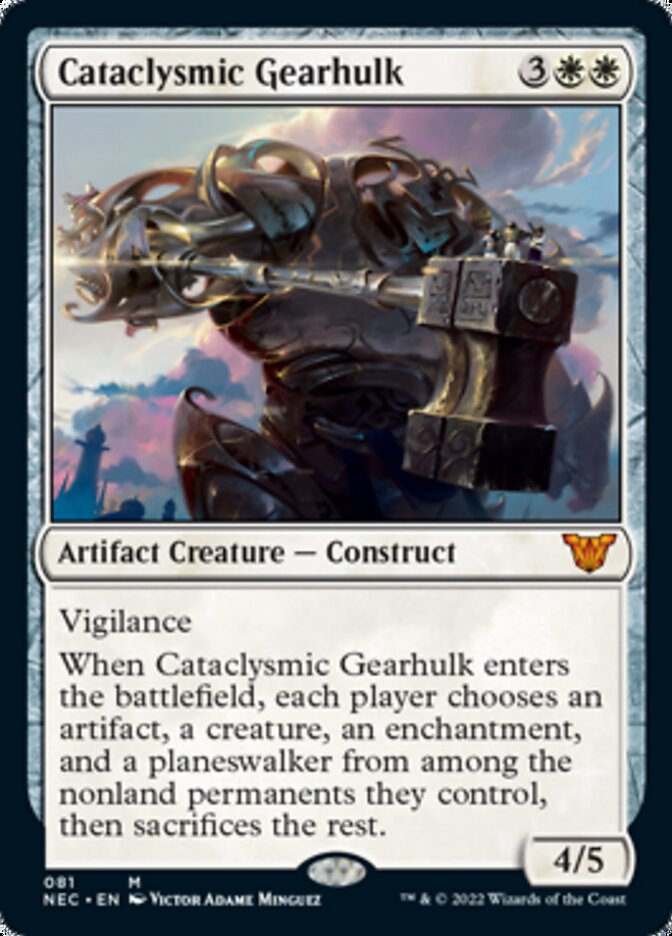 Cataclysmic Gearhulk [Kamigawa: Neon Dynasty Commander] | Gear Gaming Fayetteville
