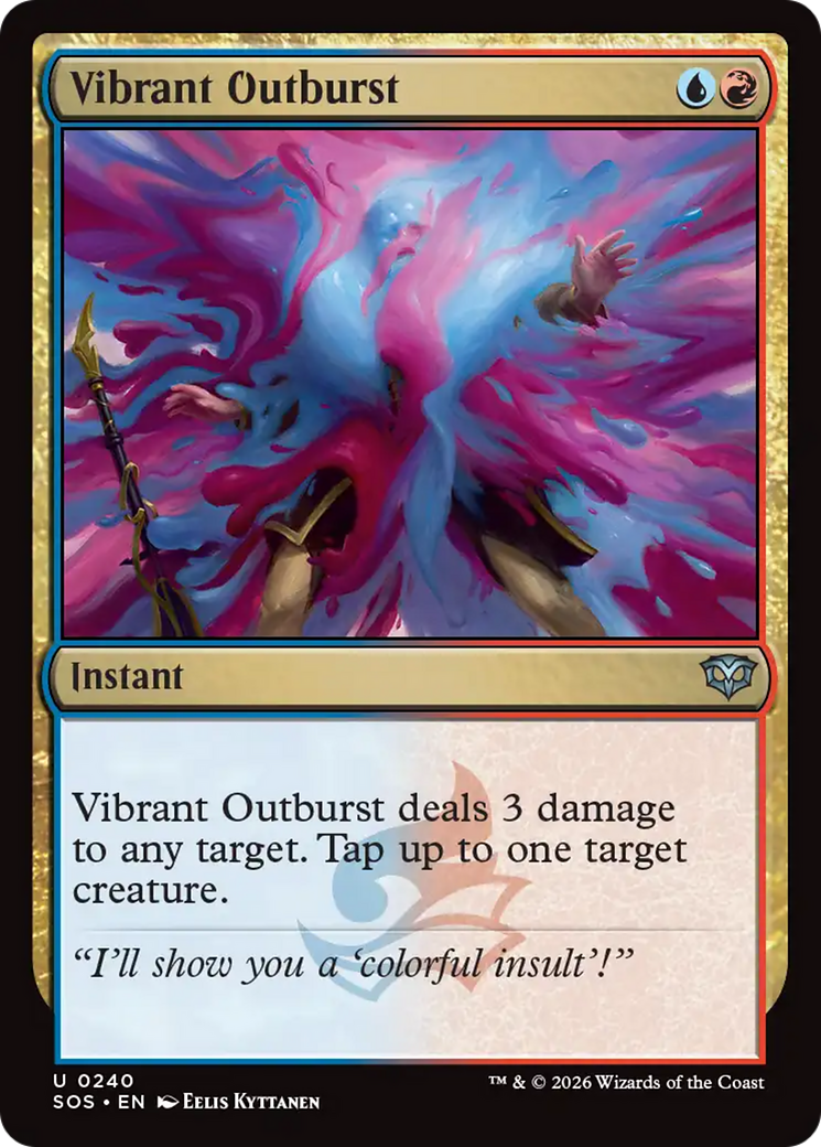Vibrant Outburst [Secrets of Strixhaven] | Gear Gaming Fayetteville