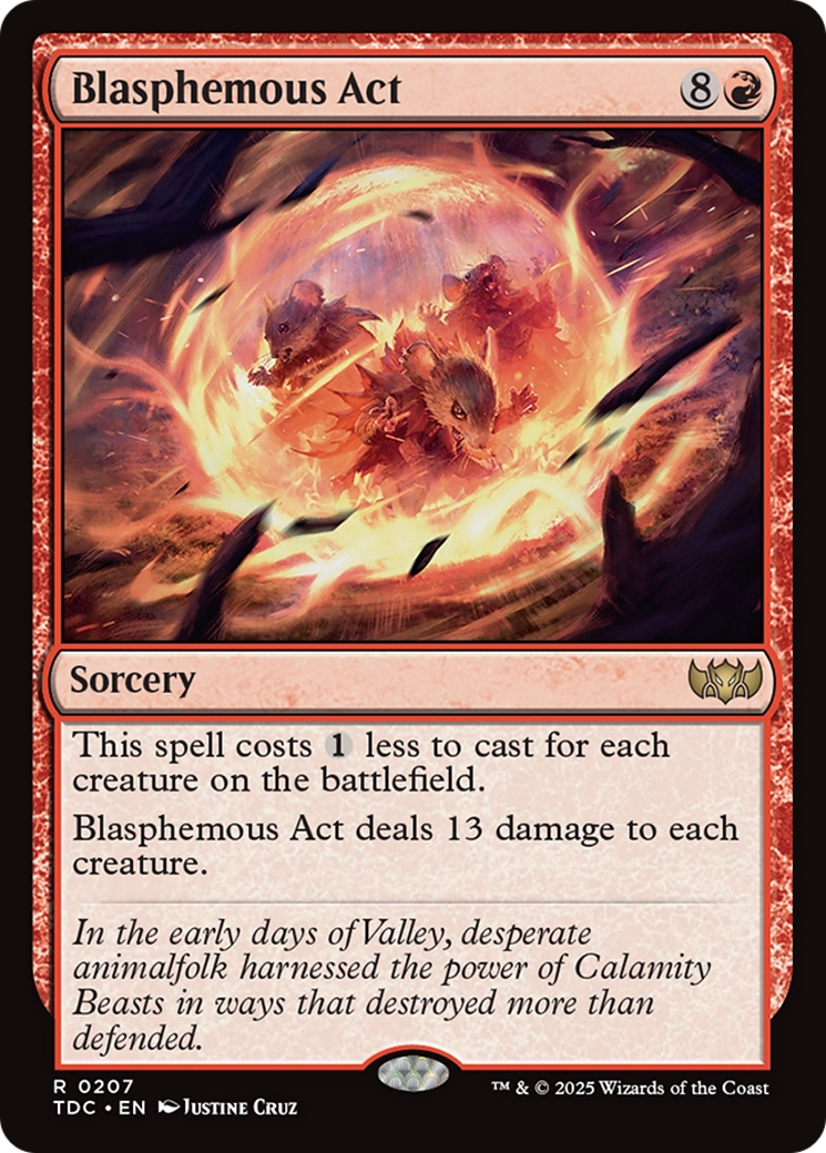Blasphemous Act [Tarkir: Dragonstorm Commander] | Gear Gaming Fayetteville