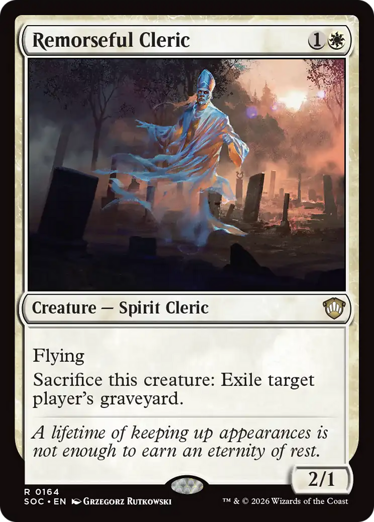 Remorseful Cleric [Secrets of Strixhaven Commander] | Gear Gaming Fayetteville