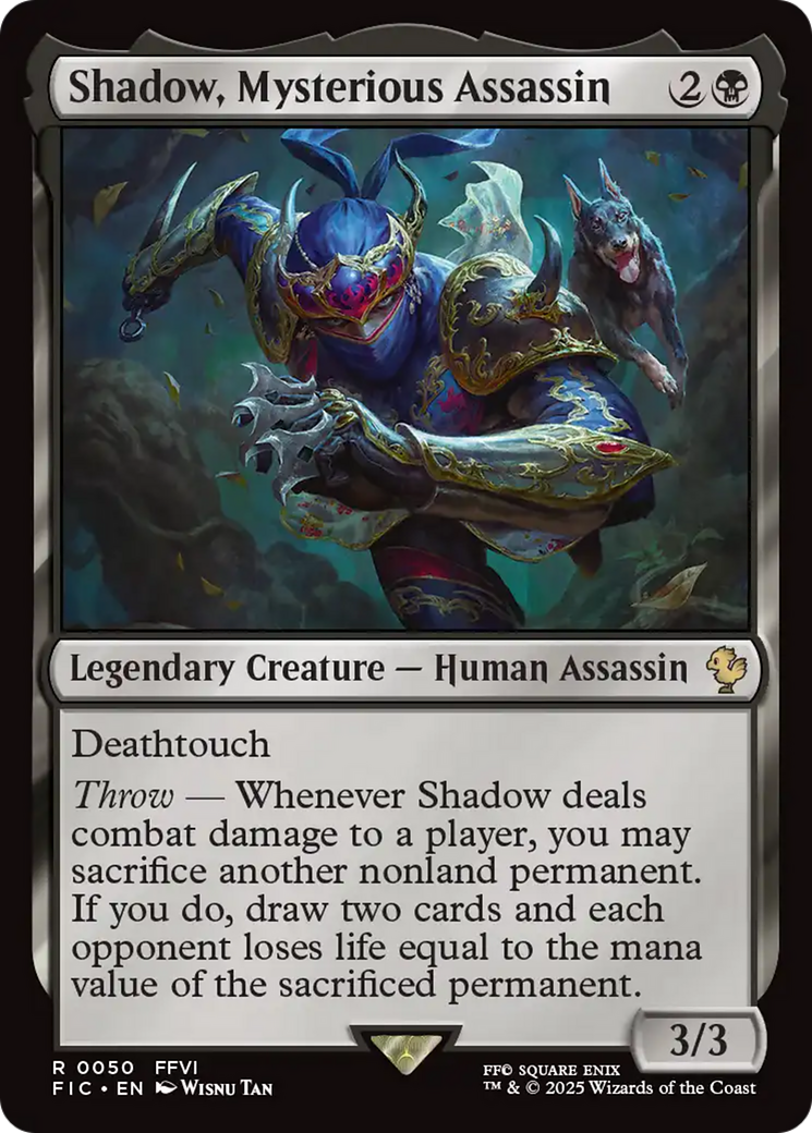 Shadow, Mysterious Assassin [FINAL FANTASY Commander] | Gear Gaming Fayetteville