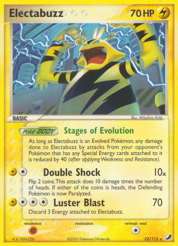 Electabuzz (22/115) [EX: Unseen Forces] | Gear Gaming Fayetteville