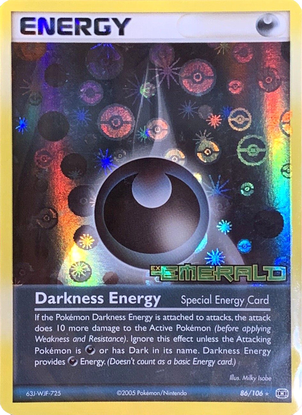 Darkness Energy (86/106) (Stamped) [EX: Emerald] | Gear Gaming Fayetteville