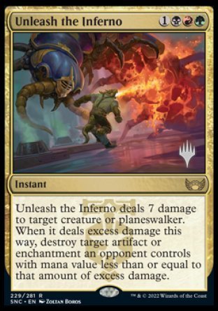Unleash the Inferno (Promo Pack) [Streets of New Capenna Promos] | Gear Gaming Fayetteville