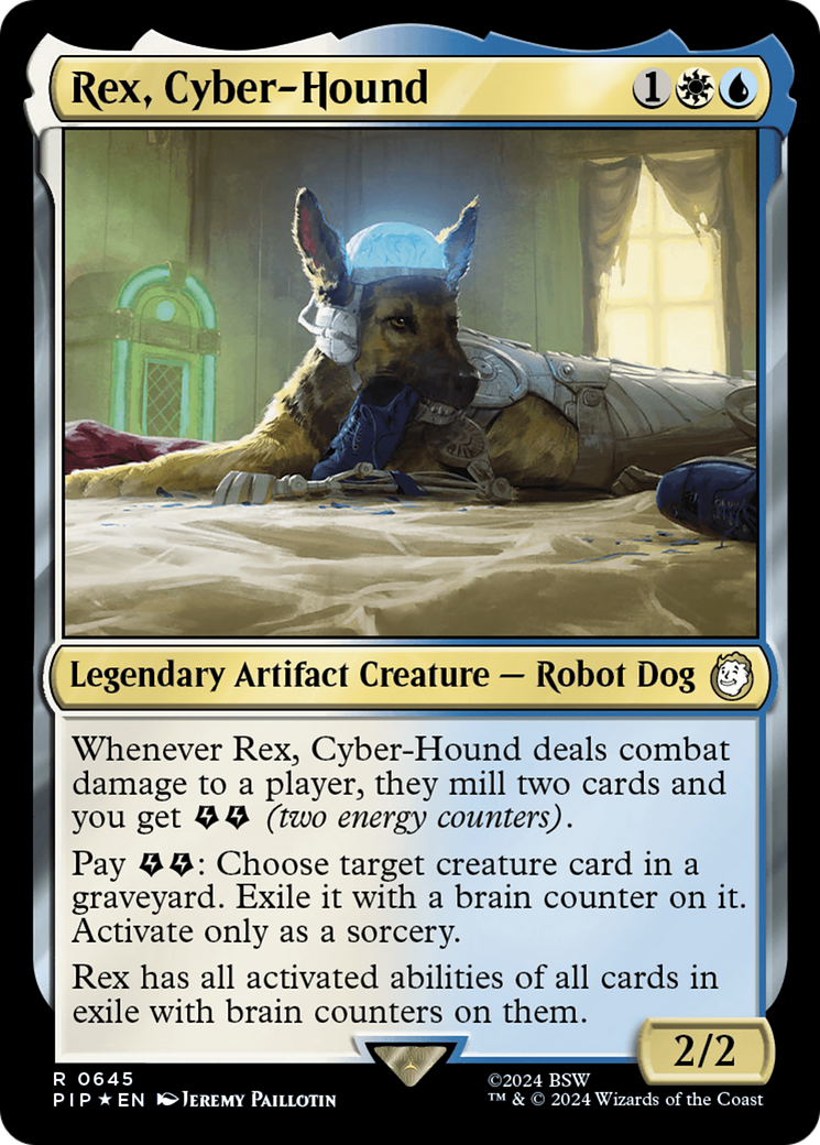 Rex, Cyber-Hound (Surge Foil) [Fallout] | Gear Gaming Fayetteville