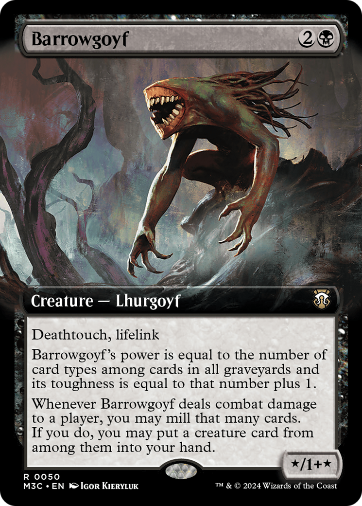 Barrowgoyf (Extended Art) [Modern Horizons 3 Commander] | Gear Gaming Fayetteville