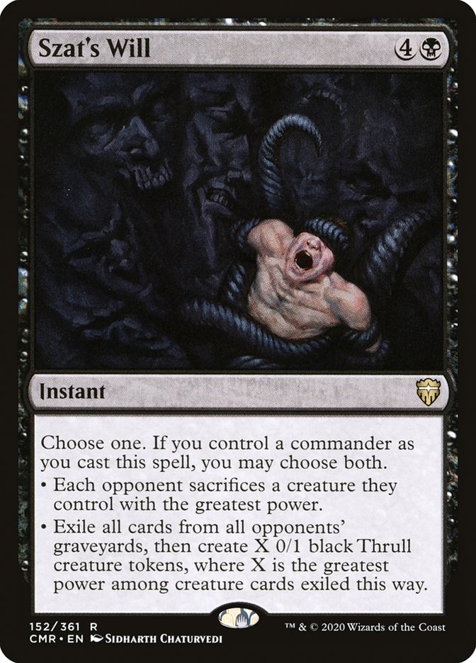 Szat's Will [Commander Legends] | Gear Gaming Fayetteville