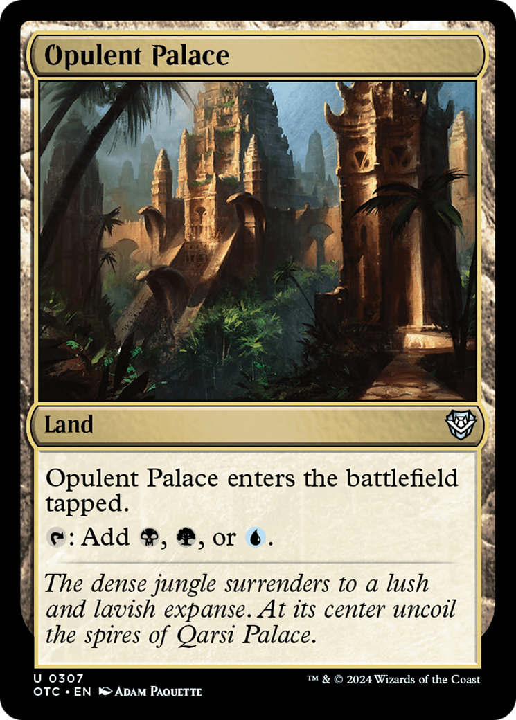 Opulent Palace [Outlaws of Thunder Junction Commander] | Gear Gaming Fayetteville