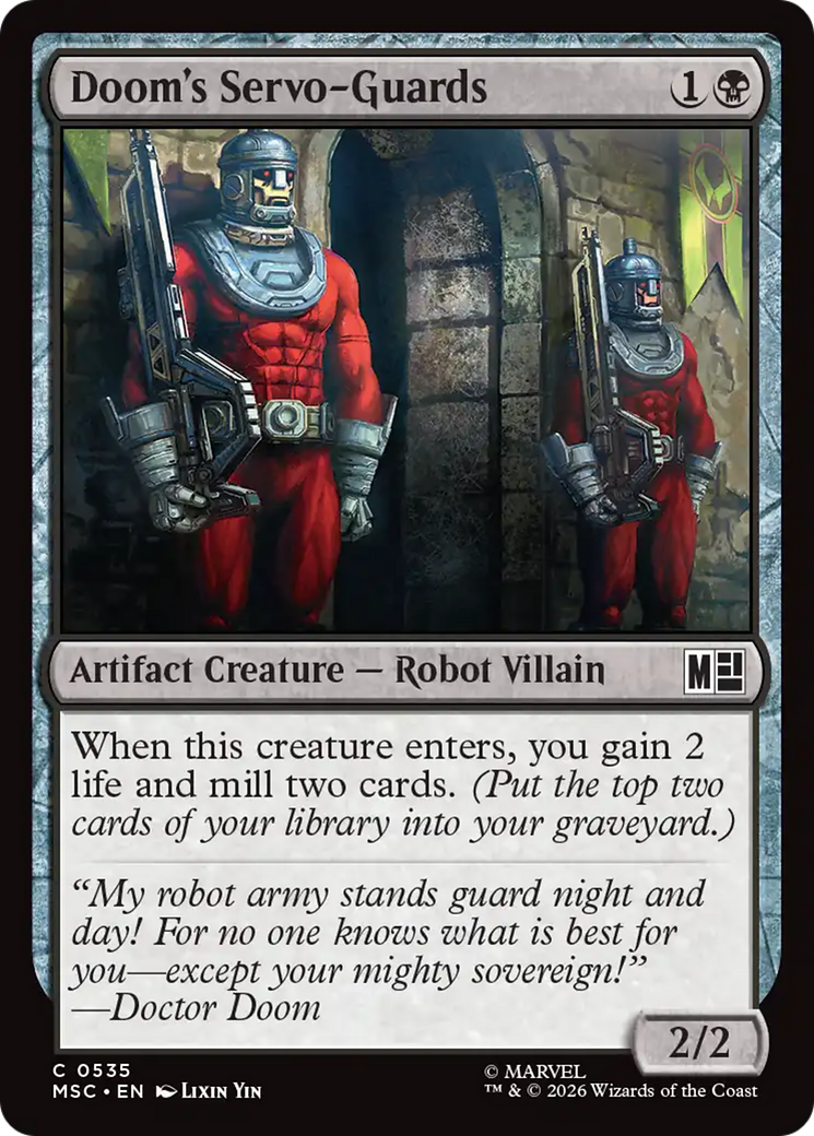 Doom's Servo-Guards [Marvel Super Heroes Commander] | Gear Gaming Fayetteville
