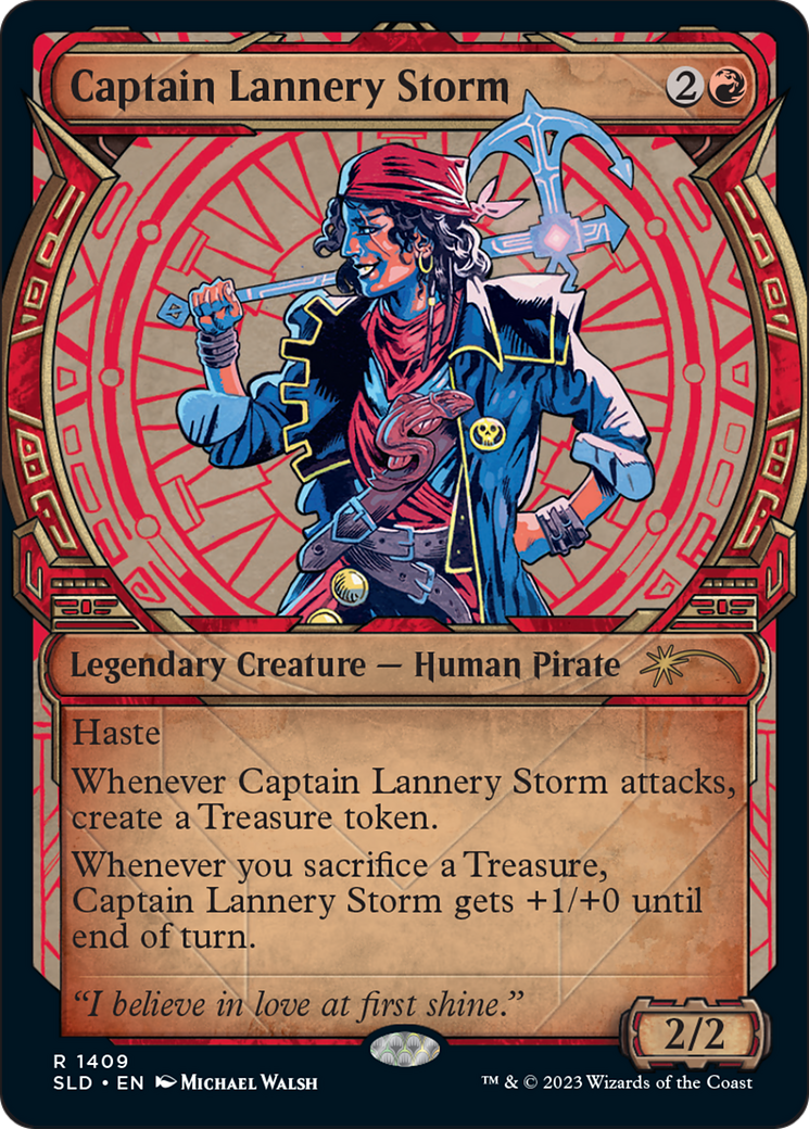 Captain Lannery Storm (Rainbow Foil) [Secret Lair Drop Series] | Gear Gaming Fayetteville