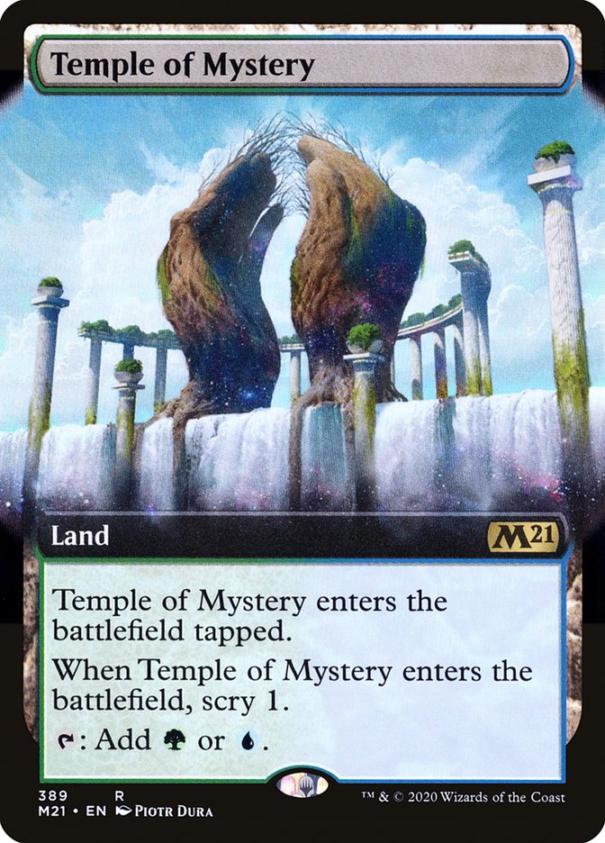 Temple of Mystery (Extended Art) [Core Set 2021] | Gear Gaming Fayetteville