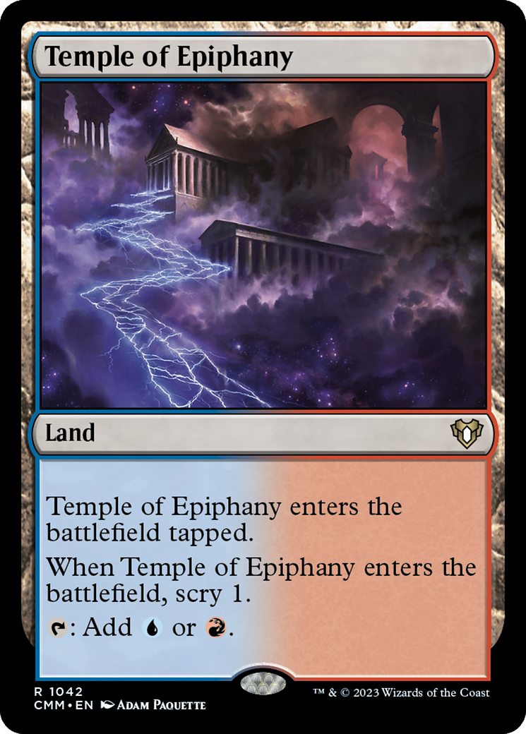 Temple of Epiphany [Commander Masters] | Gear Gaming Fayetteville