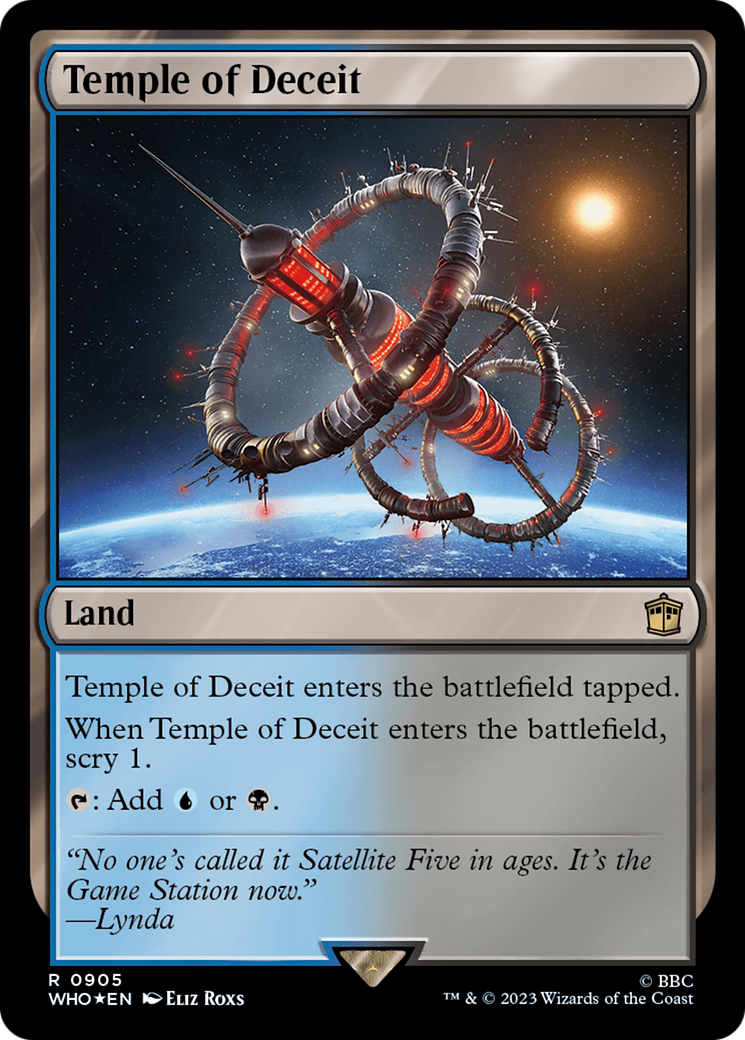 Temple of Deceit (Surge Foil) [Doctor Who] | Gear Gaming Fayetteville