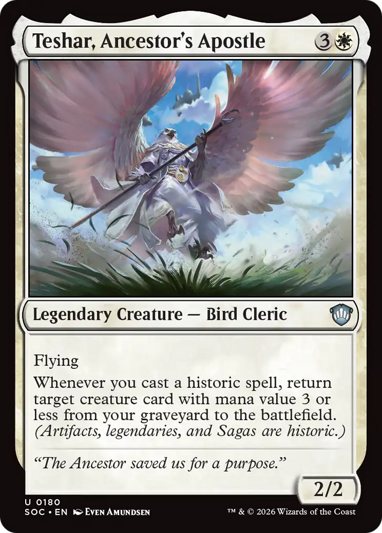 Teshar, Ancestor's Apostle [Secrets of Strixhaven Commander] | Gear Gaming Fayetteville