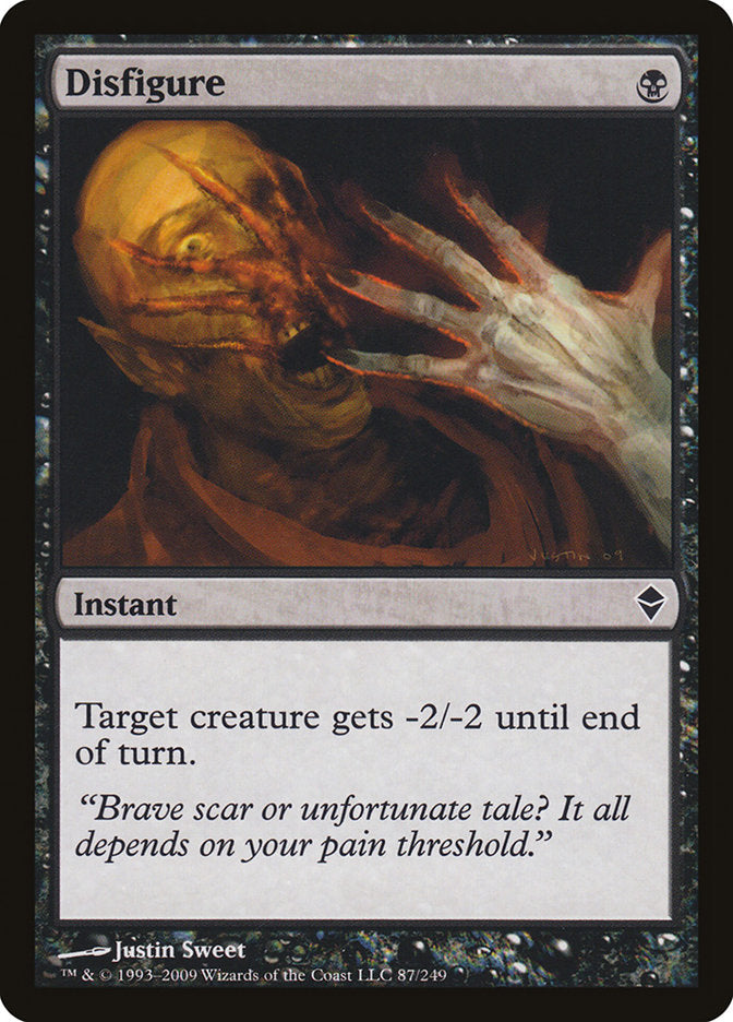 Disfigure [Zendikar] | Gear Gaming Fayetteville