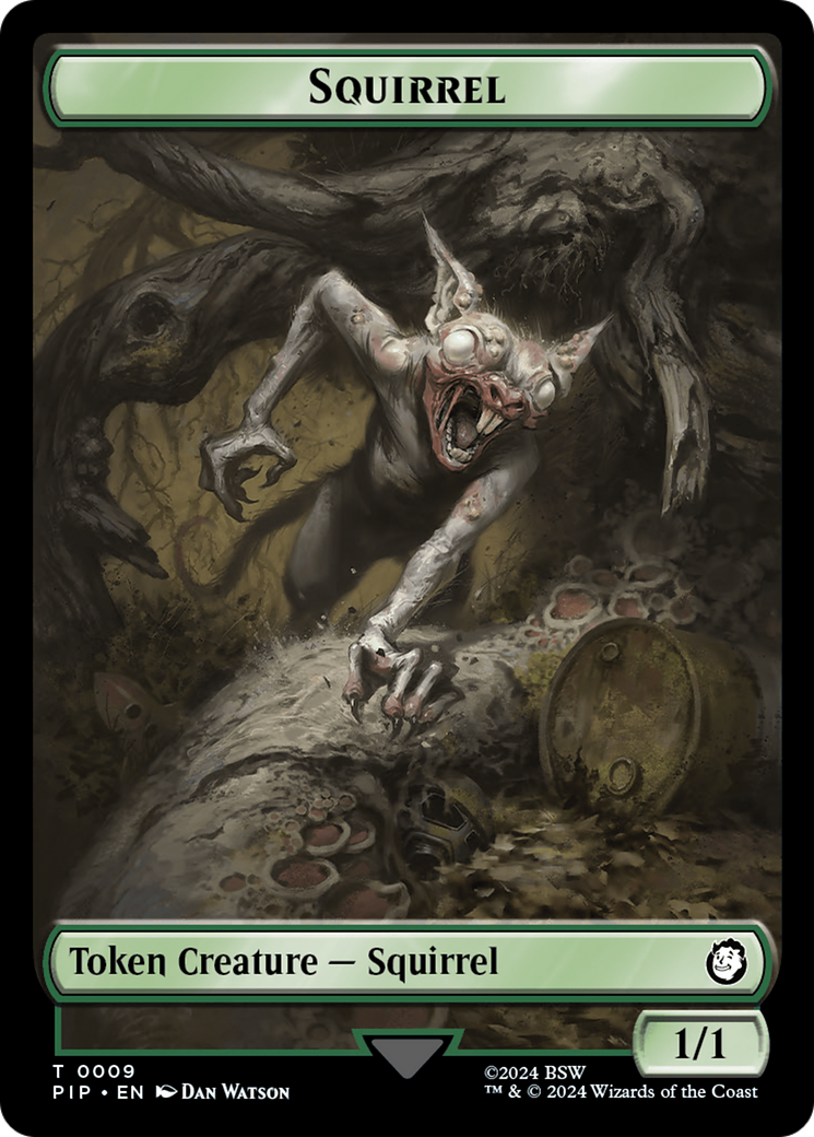 Junk // Squirrel Double-Sided Token [Fallout Tokens] | Gear Gaming Fayetteville