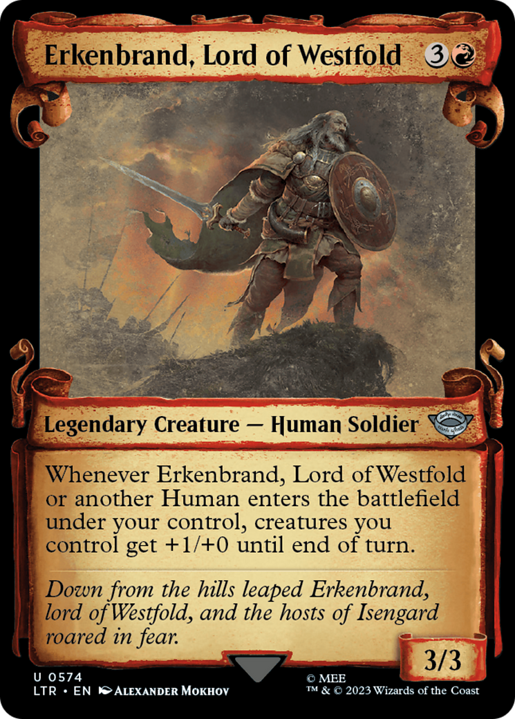 Erkenbrand, Lord of Westfold [The Lord of the Rings: Tales of Middle-Earth Showcase Scrolls] | Gear Gaming Fayetteville