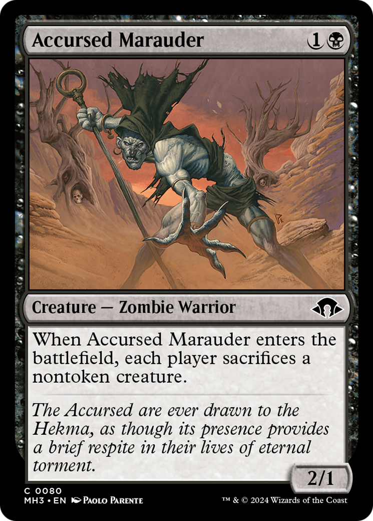 Accursed Marauder [Modern Horizons 3] | Gear Gaming Fayetteville