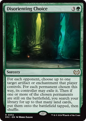 Disorienting Choice (Extended Art) [Duskmourn: House of Horror Commander] | Gear Gaming Fayetteville