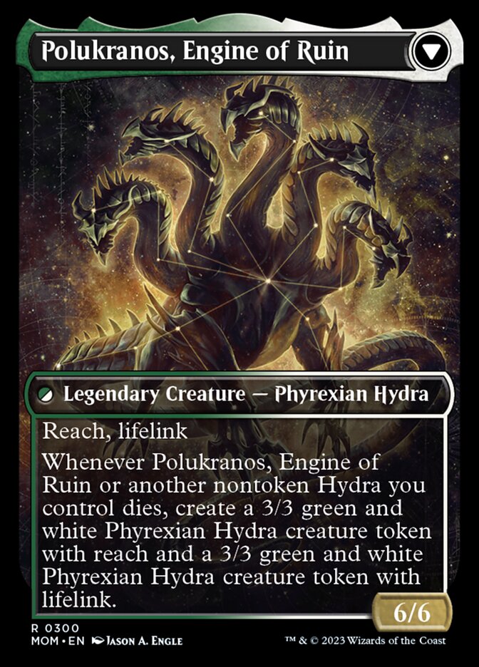 Polukranos Reborn // Polukranos, Engine of Ruin (Showcase Planar Booster Fun) [March of the Machine] | Gear Gaming Fayetteville