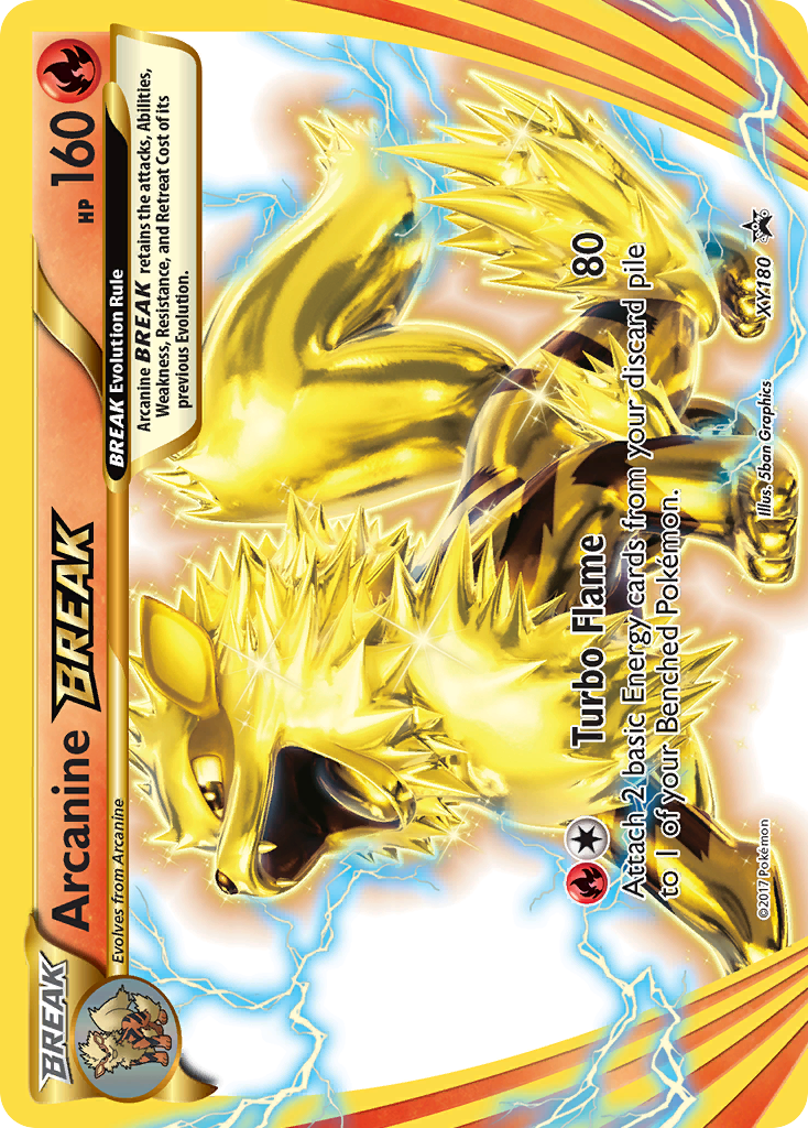 Arcanine BREAK (XY180) [XY: Black Star Promos] | Gear Gaming Fayetteville