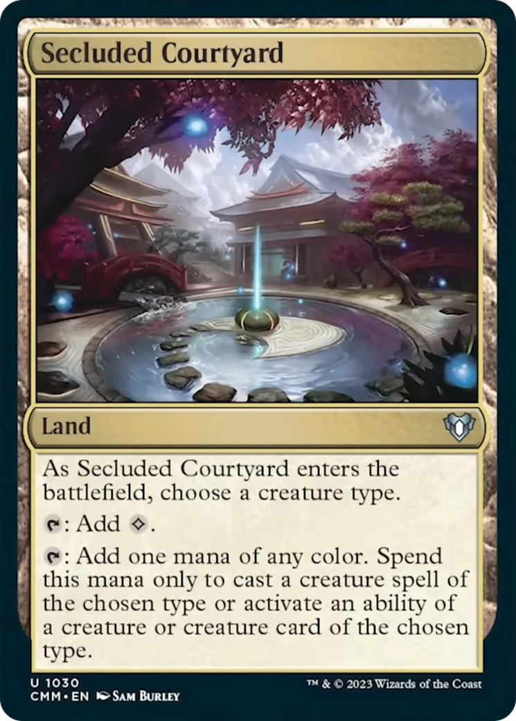 Secluded Courtyard [Commander Masters] | Gear Gaming Fayetteville