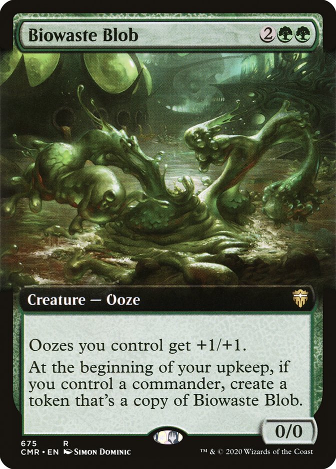 Biowaste Blob (Extended Art) [Commander Legends] | Gear Gaming Fayetteville