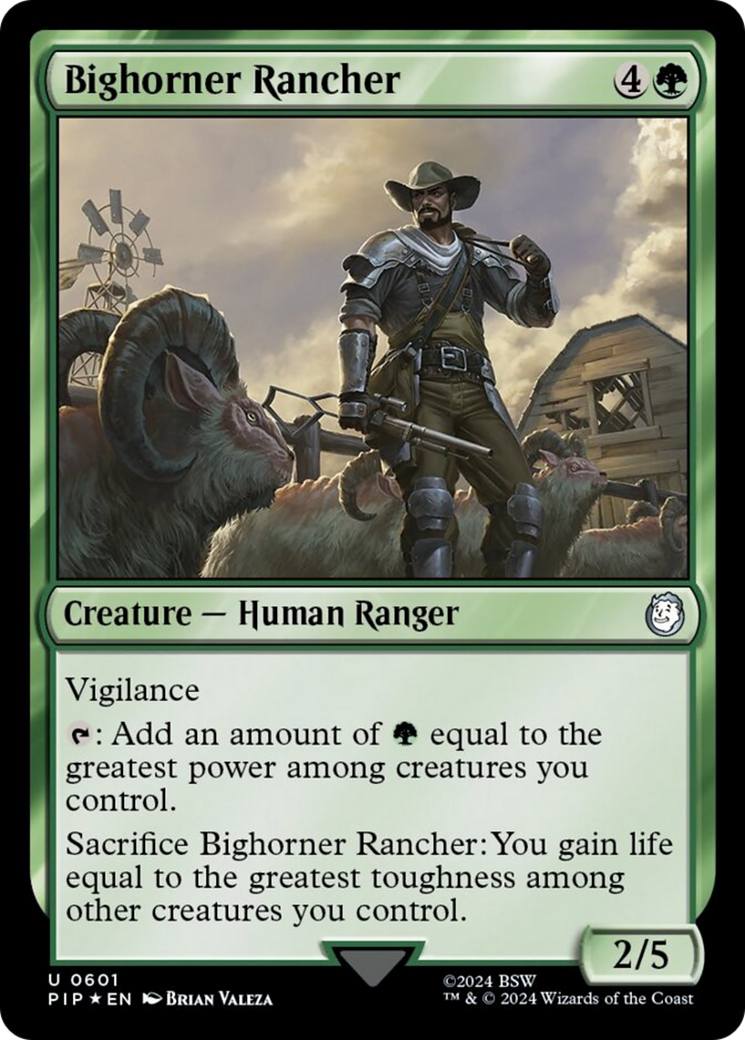 Bighorner Rancher (Surge Foil) [Fallout] | Gear Gaming Fayetteville