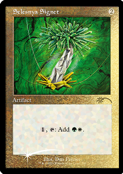 Selesnya Signet (Retro) (Foil Etched) [Secret Lair Drop Series] | Gear Gaming Fayetteville