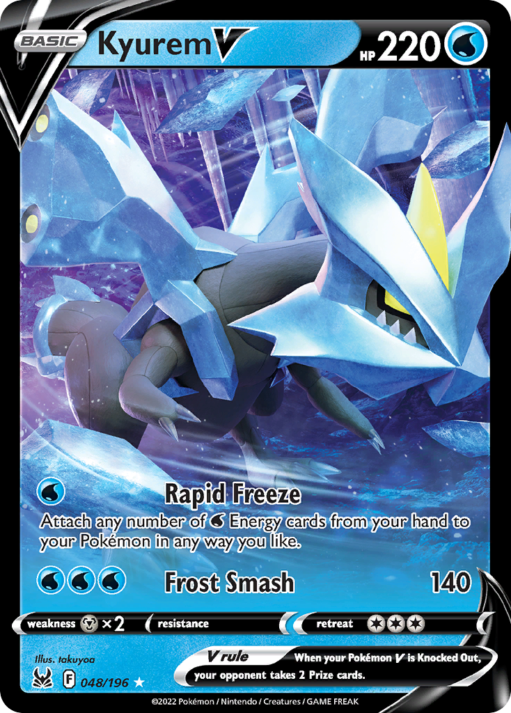 Kyurem V (048/196) (Jumbo Card) [Sword & Shield: Lost Origin] | Gear Gaming Fayetteville