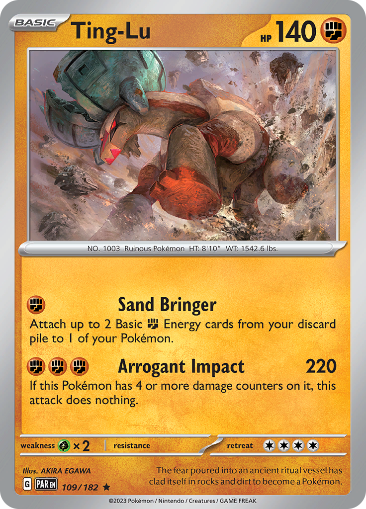 Ting-Lu (109/182) [Scarlet & Violet: Paradox Rift] | Gear Gaming Fayetteville
