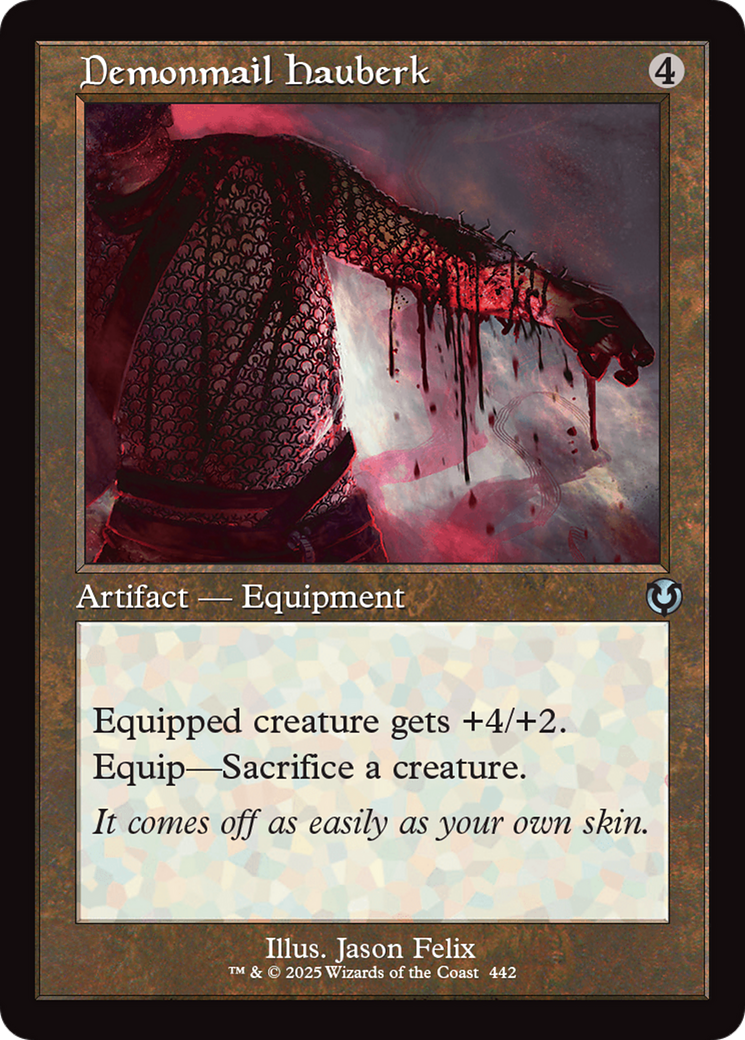 Demonmail Hauberk (Retro Frame) [Innistrad Remastered] | Gear Gaming Fayetteville