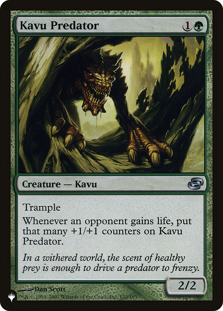 Kavu Predator [The List Reprints] | Gear Gaming Fayetteville