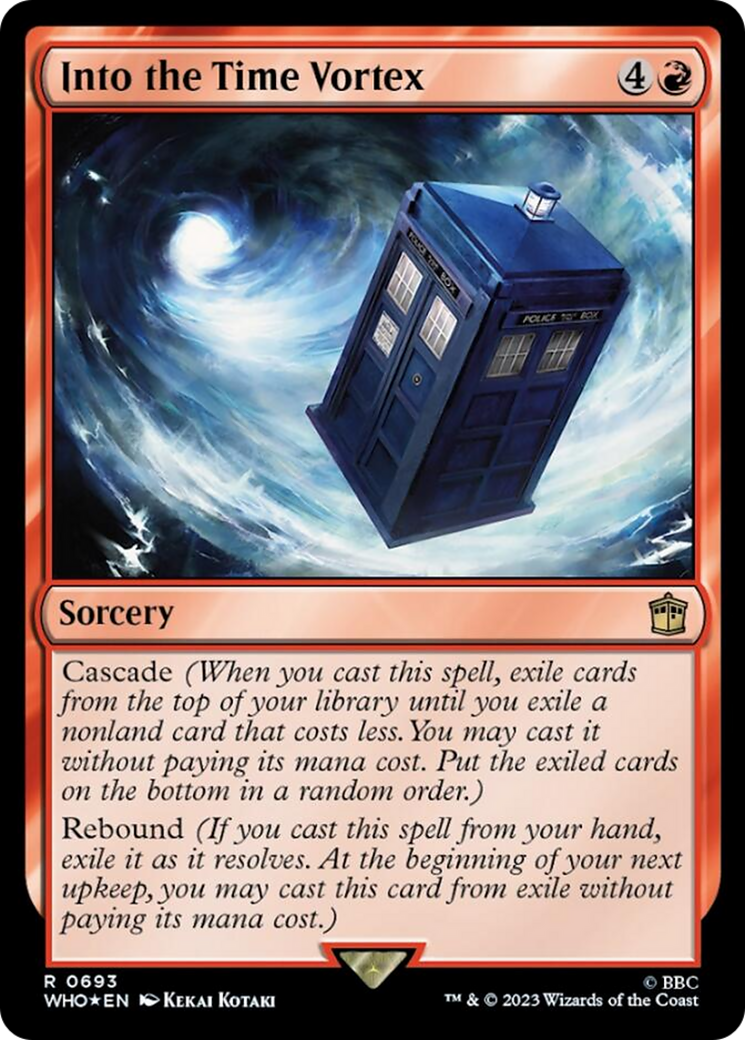 Into the Time Vortex (Surge Foil) [Doctor Who] | Gear Gaming Fayetteville