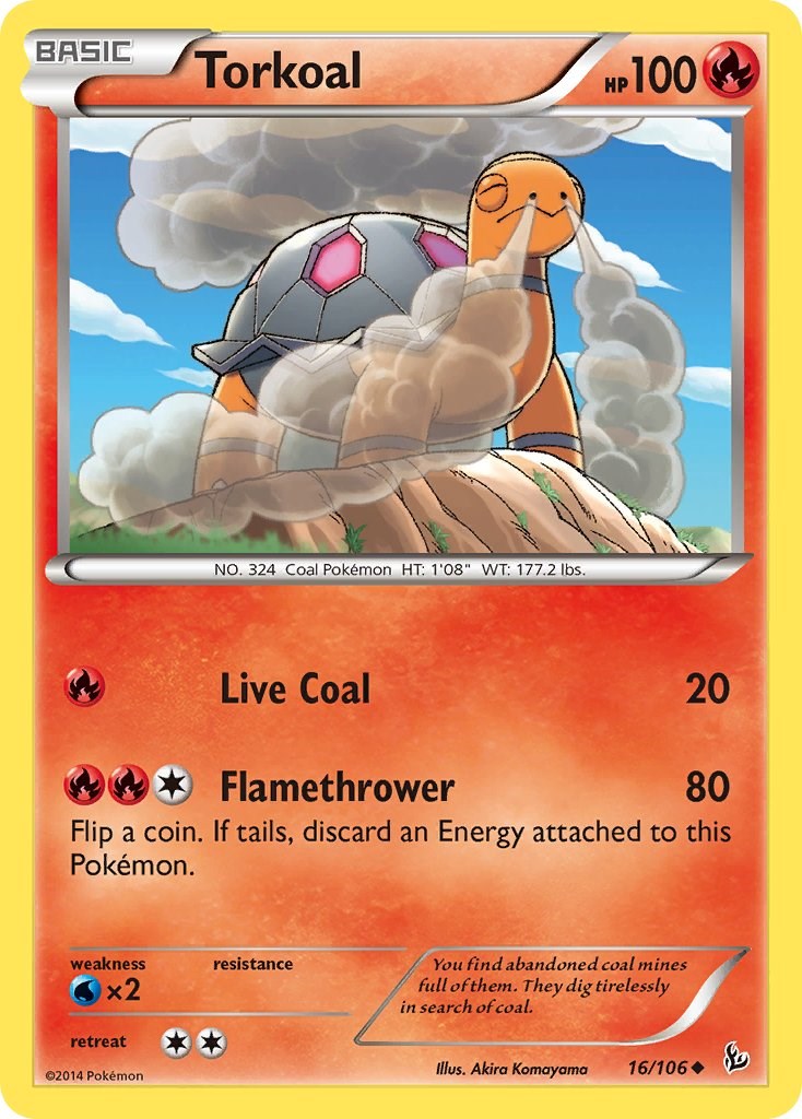 Torkoal (16/106) [XY: Flashfire] | Gear Gaming Fayetteville