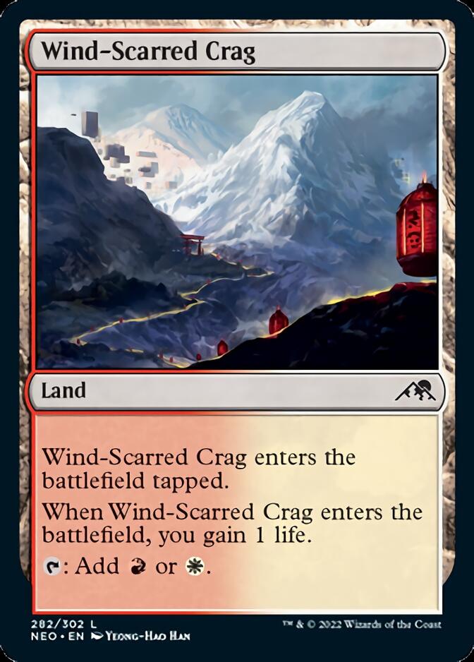 Wind-Scarred Crag [Kamigawa: Neon Dynasty] | Gear Gaming Fayetteville